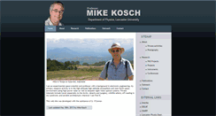 Desktop Screenshot of mikekosch.com