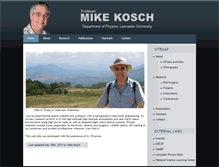 Tablet Screenshot of mikekosch.com